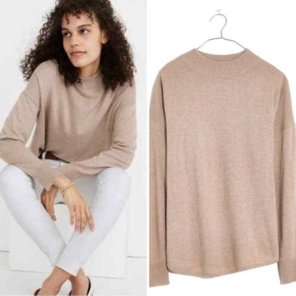NWT Madewell Ashbury Mock Neck Sweater | XXS